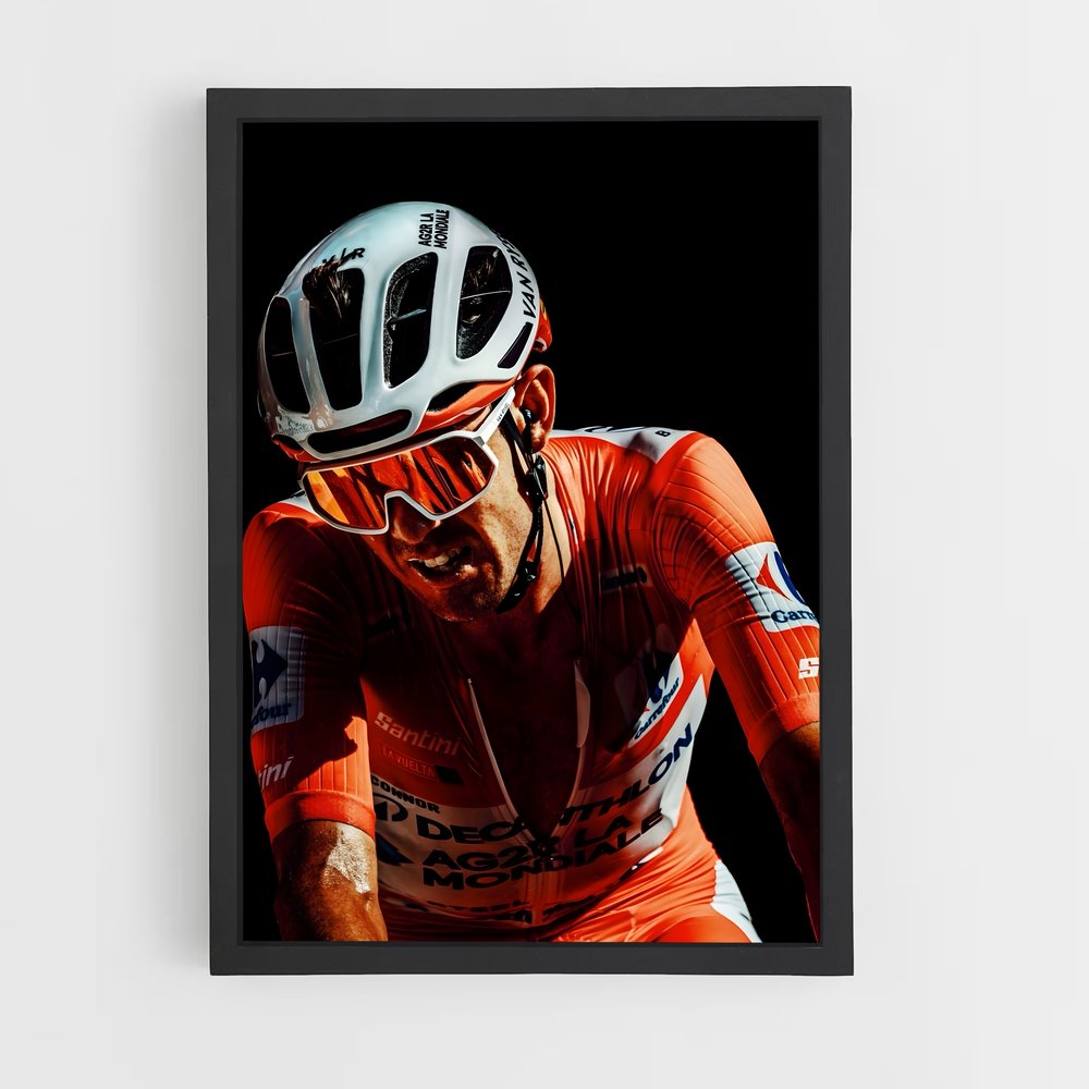 Poster Piste Énergique – affiche Cyclisme (vue 2)